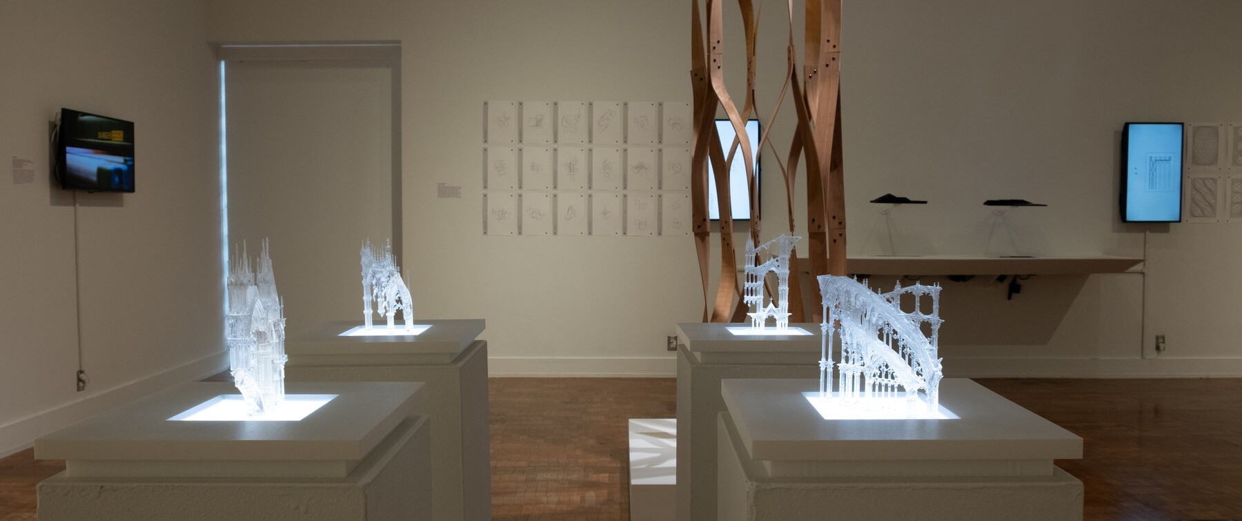 Gothic Diffusion exhibition installation